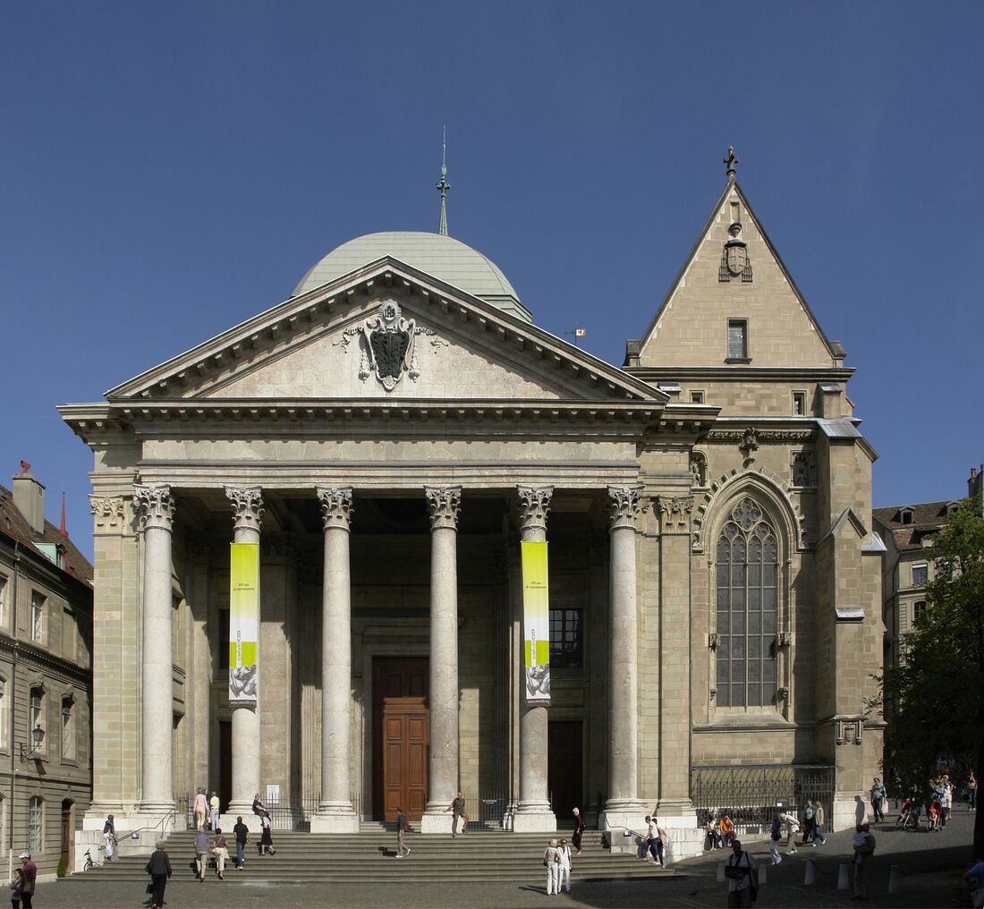 Capela de São Pedro ou Catedral de Genebra, (em francês: Cathédrale de Saint Pierre), da cidade de Genebra, Suíça