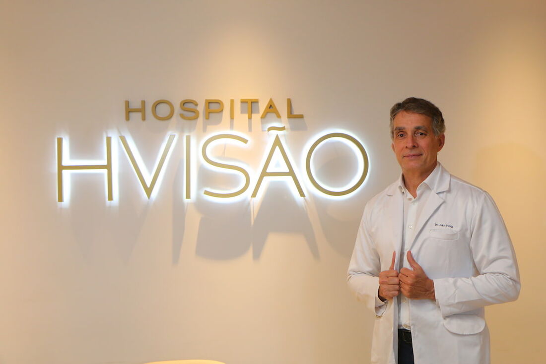 João Vilaça, oftalmologista do H Visão. 