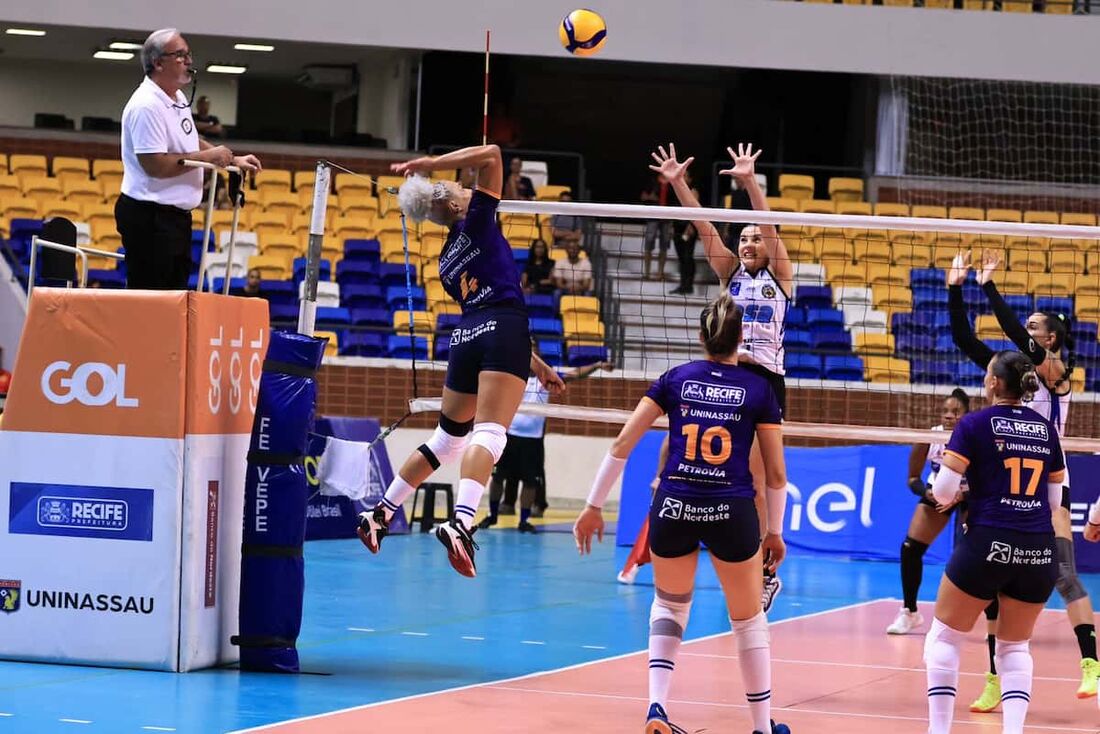 Recife Vôlei largou com derrota na Superliga B