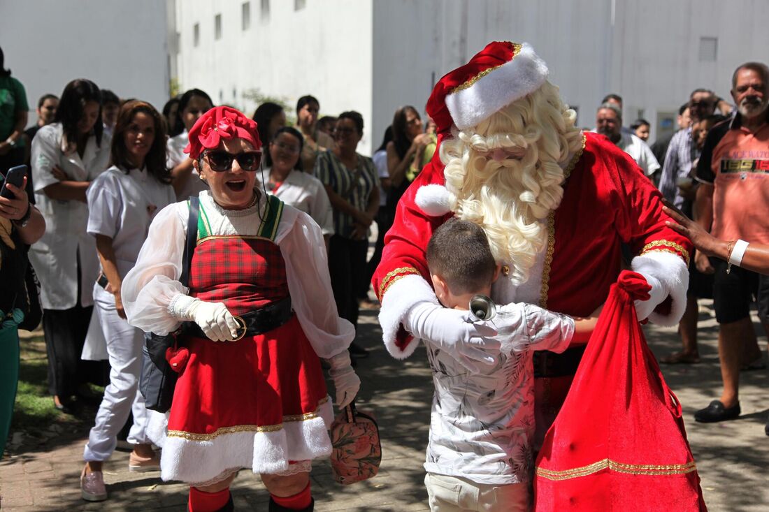 Chegada do Papai Noel ao Imip