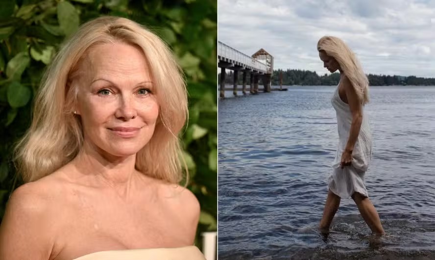 Depressão, refúgio em ilha remota e fora de Hollywood: por onde andava Pamela Anderson, indicada ao Globo de Ouro? 