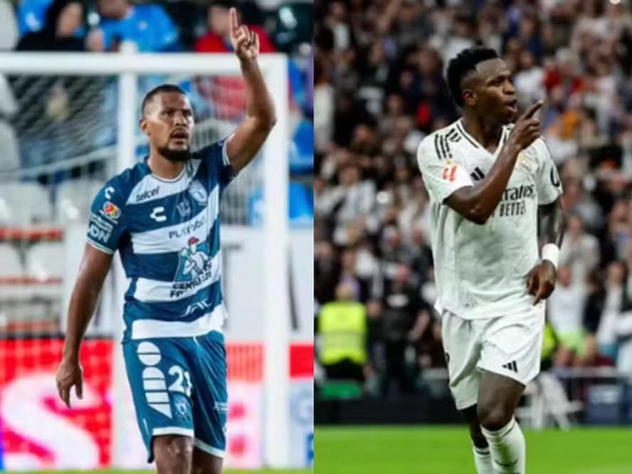 Salomón Rondón, do Pachuca-MEX, e Vini Jr, do Real Madrid-ESP 