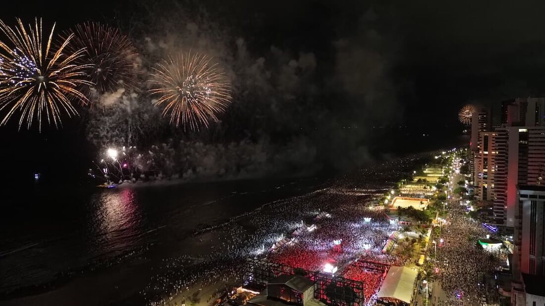 Queima de fogos nos polos Pina e Acaiaca, na Zona Sul do Recife, terá duração de dez minutos