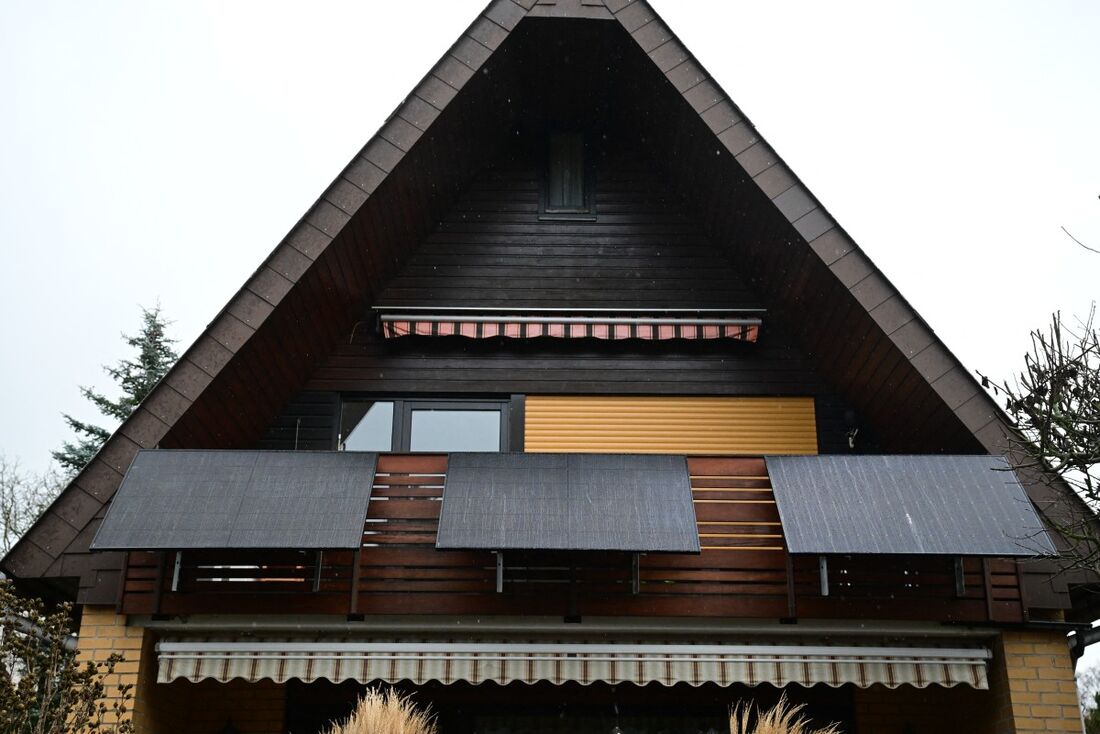 Painéis solares em casas na Alemanha