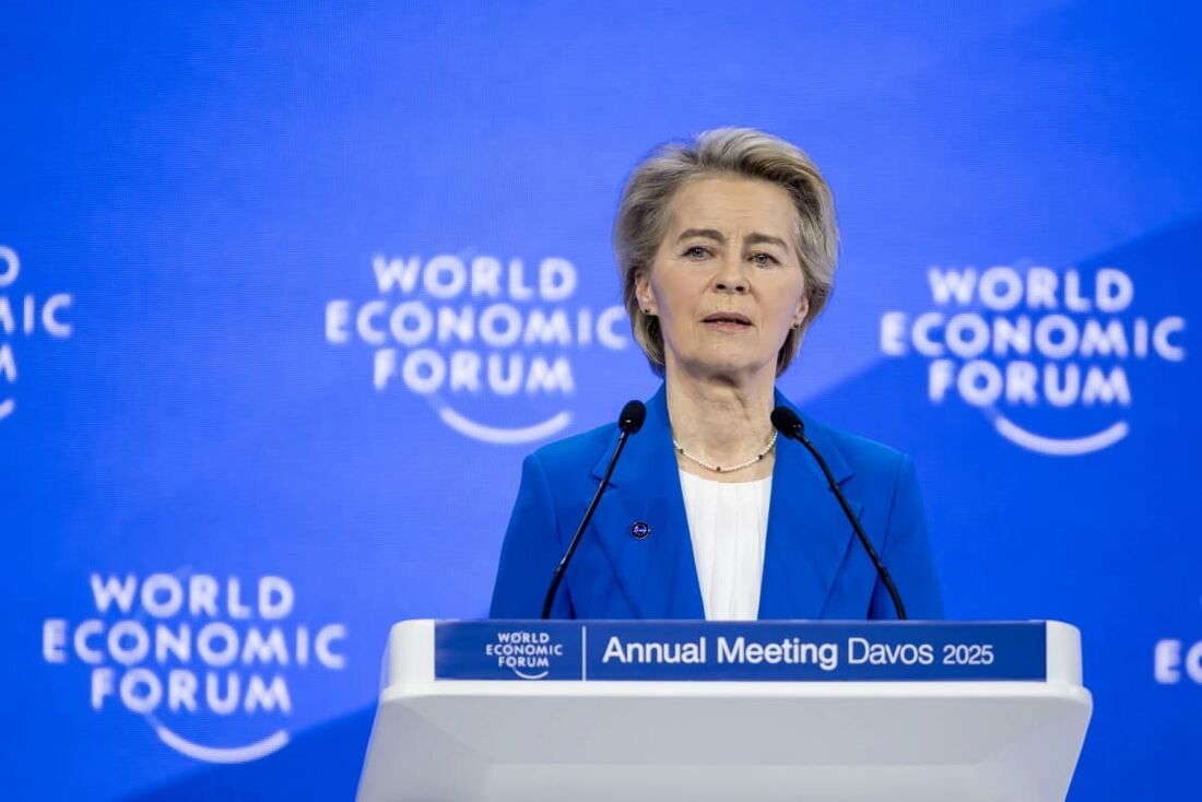 A presidente da Comissão Europeia, Ursula von der Leyen