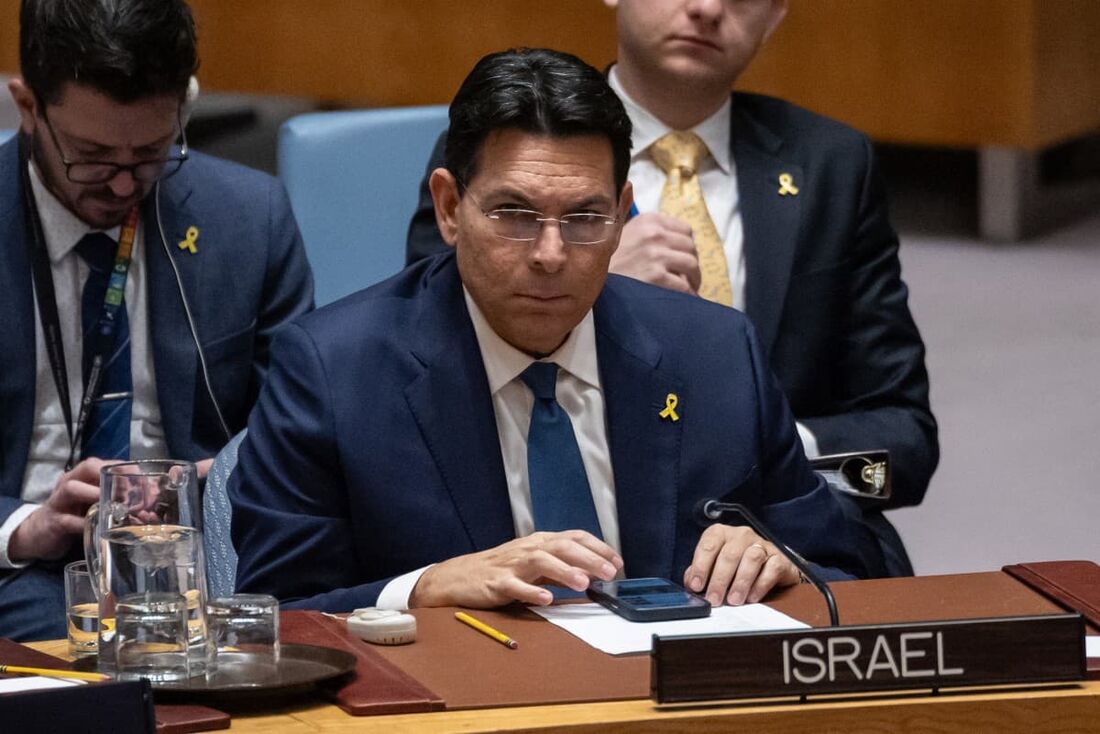 O embaixador de Israel nas Nações Unidas, Danny Danon