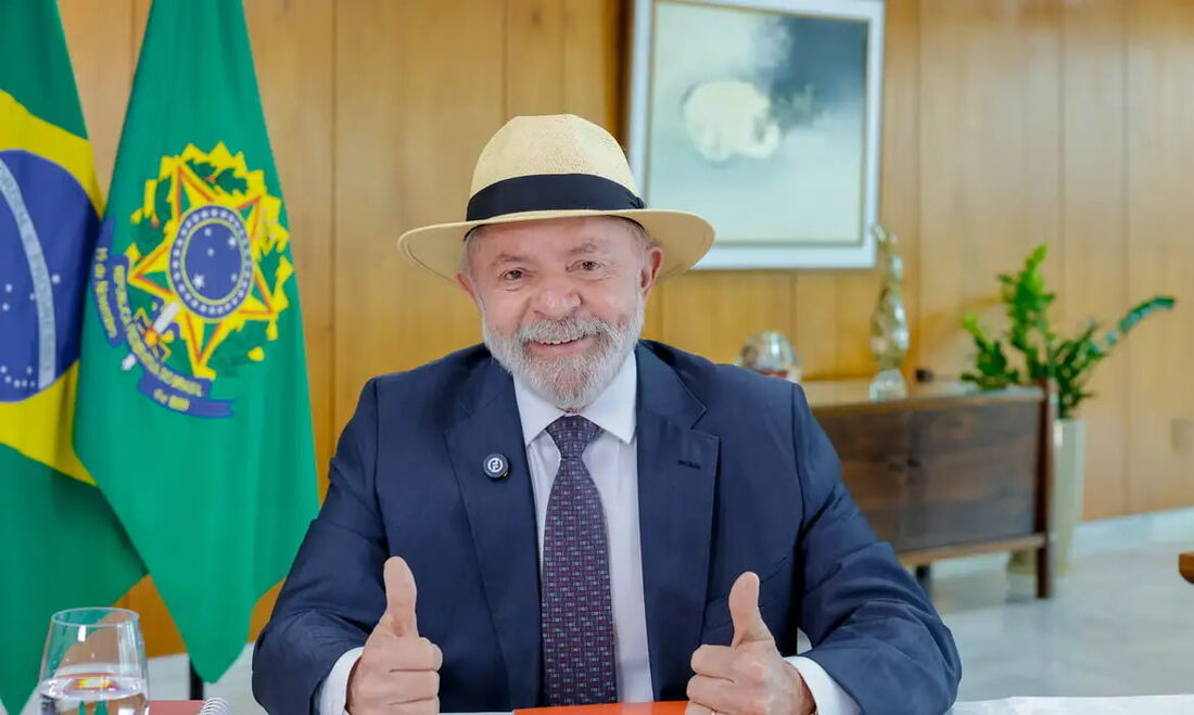  O presidente Luiz Inácio Lula da Silva 