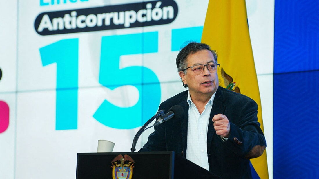 O Presidente Gustavo Petro