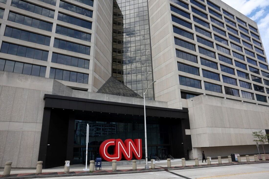 A sede da CNN em 05 de setembro de 2023 em Atlanta, Geórgia