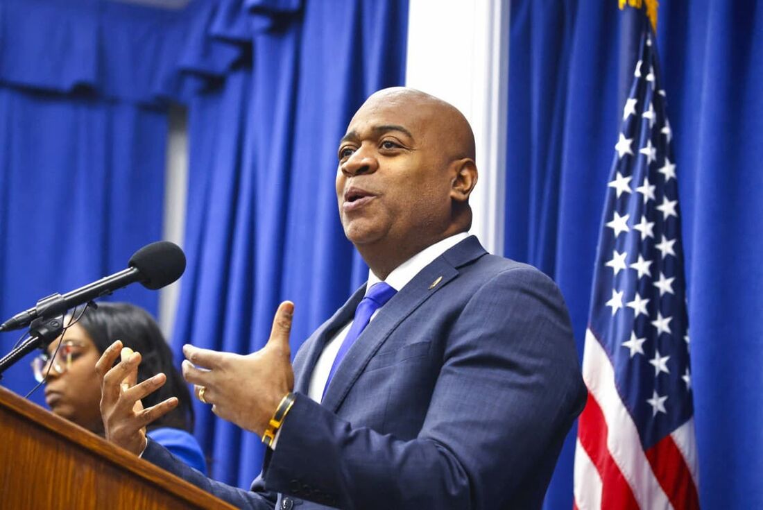 Ras Baraka, prefeito de Newark, cidade no estado de Nova Jersey