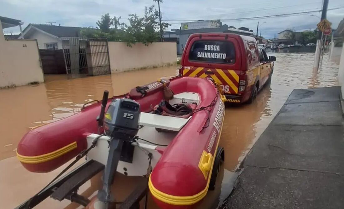 Chuvas em Santa Catarina