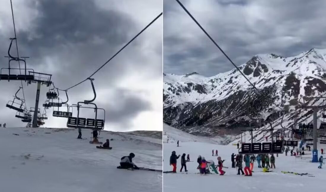 Acidente com teleférico em estação de esqui deixa feridos na Espanha 