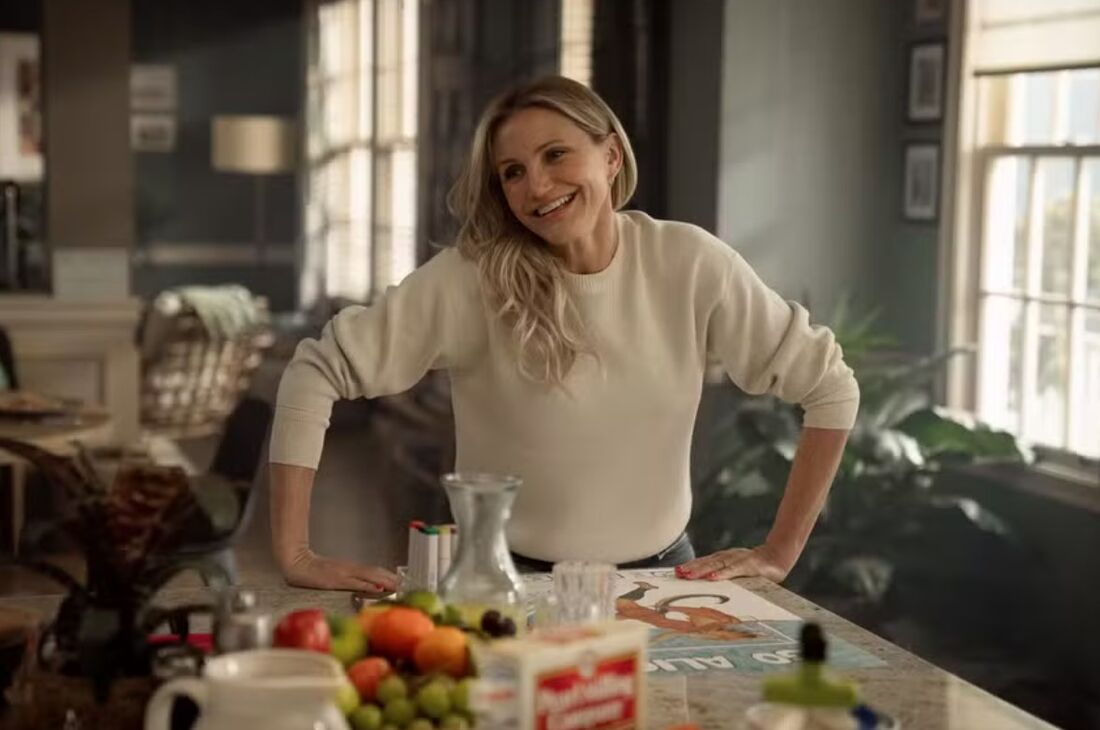 A atriz americana Cameron Diaz, que interrompeu a aposentaria para estrelar filme ao lado de Jaime Foxx 