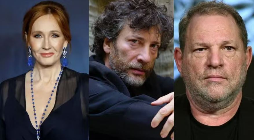 Rowling questionou o que chamou de "silêncio estranho" da comunidade literária em relação às acusações contra Gaiman, comparando o caso ao de Weinstein 