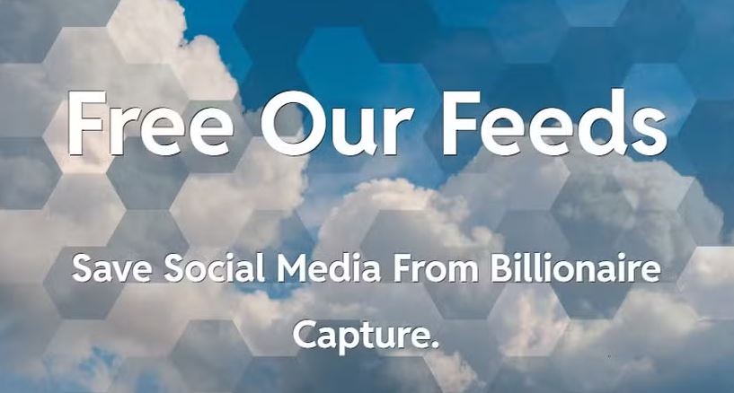 Free Our Feeds é um projeto com o qual as celebridades esperam "salvar as redes sociais do sequestro de bilionários"