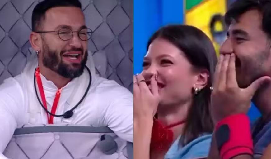 Diego Hypólito, Vitoria Strada e Mateus soltam risadas em momentos de tensão 