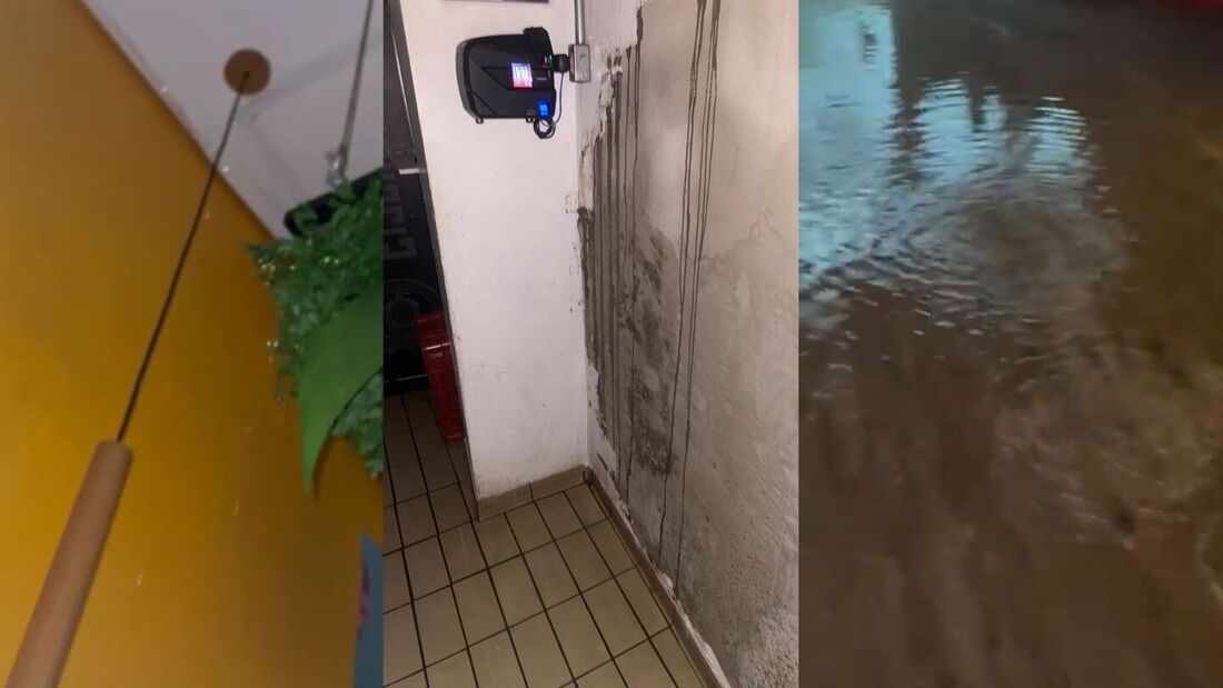 Temporal em São Paulo alaga restaurante de chef pernambucana