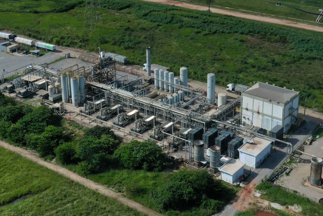 Planta de biometano da Gás Verde em Seropédica, no Rio de Janeiro, onde a empresa planeja produzir CO2 Verde. 