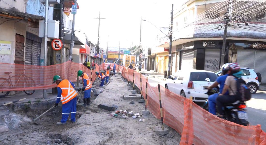 Intervenção na avenida Norte