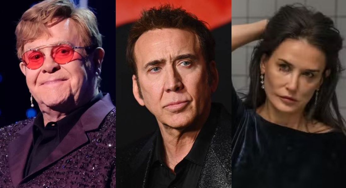 Elton John, Nicolas Cage e Demi Moore estão entre apresentadores do Globo de Ouro