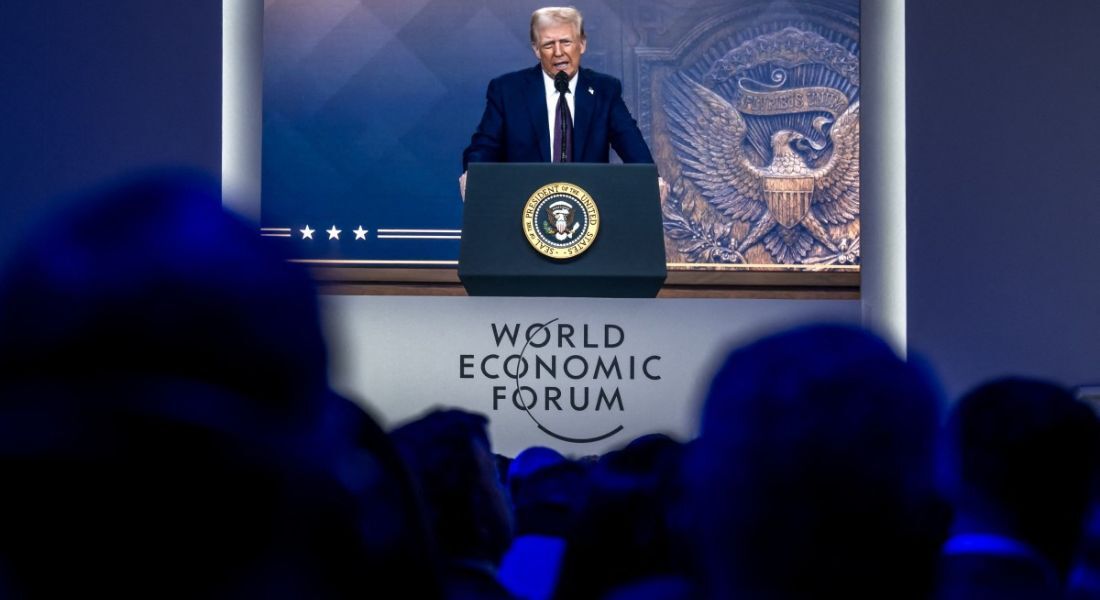 Trump discursa em fórum em Davos