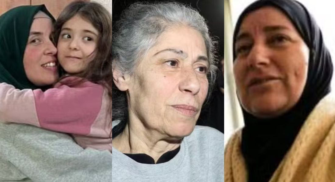 Bushra al-Tawil, Khalida Jarrar e Dalal al-Arouri