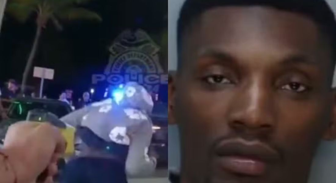 Fred Kerley foi detido após luta corporal com policiais em Miami