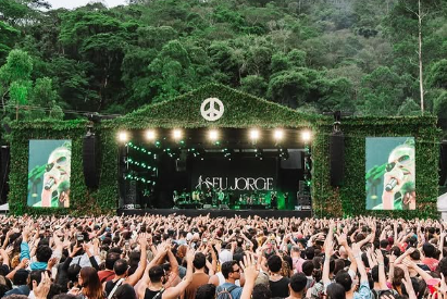 Palco do festival Rock The Mountain