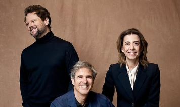 Selton Mello, Walter Salles e Fernanda Torres