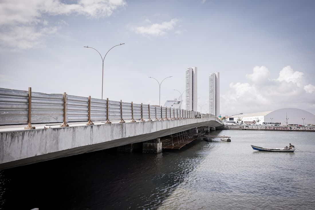 Ponte Giratória, no Recife, conclui 14% das obras, para entrega em março de 2026