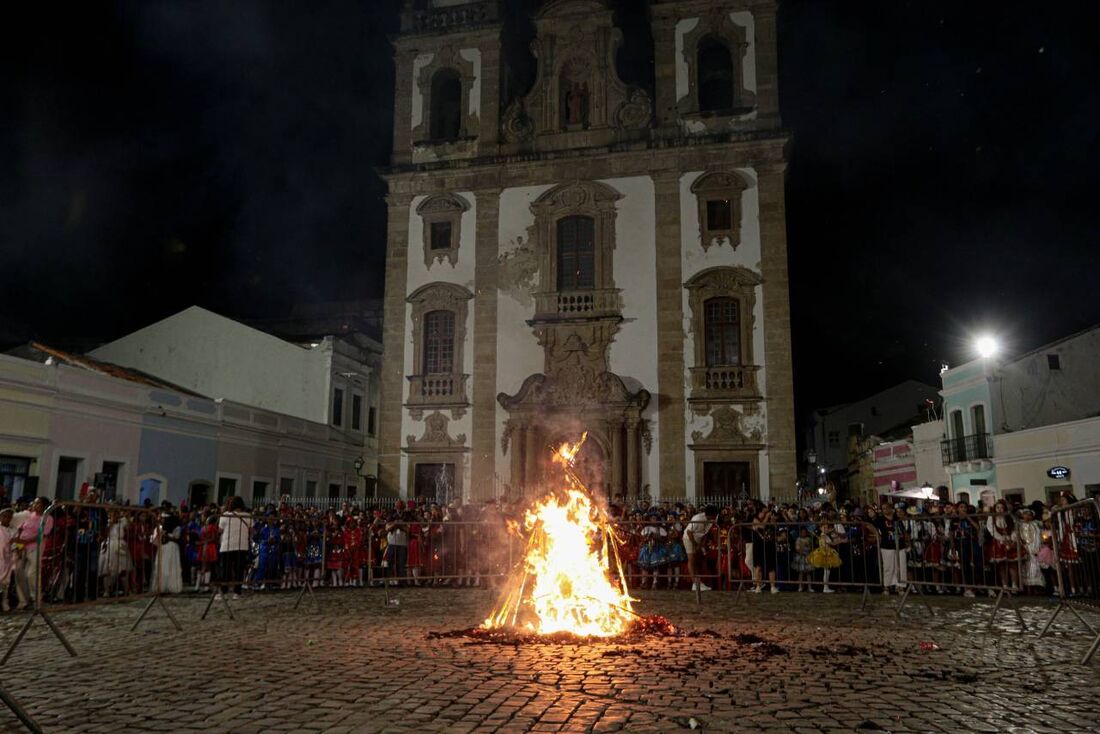 Queima da Lapinha, no Pátio de São Pedro