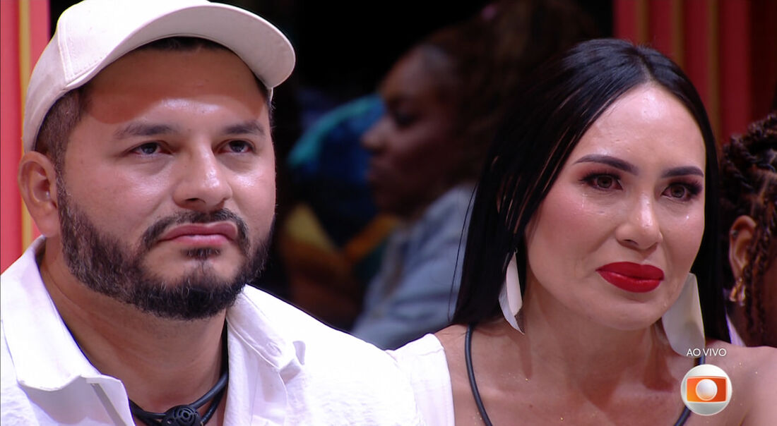 Marcelo e Arleane, casal manauara, foi a primeira dupla eliminada do BBB 25