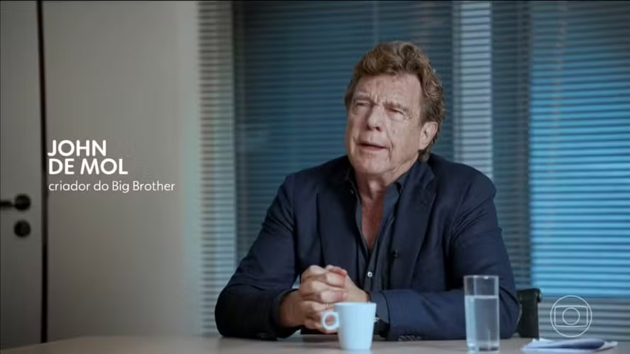 John de Mol, criador do BBB, em documentário sobre o reality show 