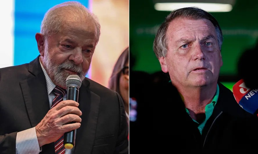 O presidente Lula e o ex-presidente Jair Bolsonaro 