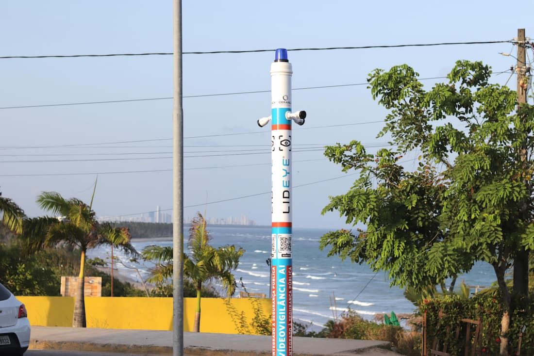 Cabo de Santo Agostinho instala totens de videomonitoramento com reconhecimento facial