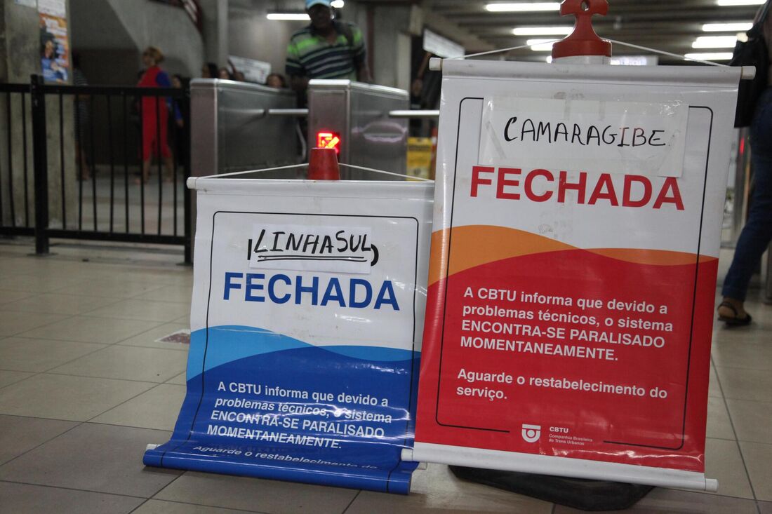 Estação Joana Bezerra é fechada devido aos transtornos provocados pela chuva