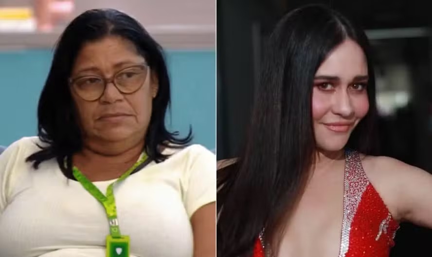 Joselma (à esquerda), participante do BBB 25, e a atriz Alessandra Negrini: ambas tem 54 anos 