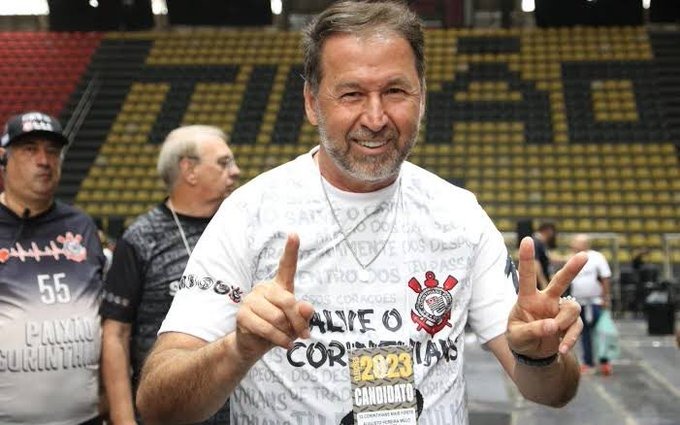 Augusto Melo, presidente do Corinthians