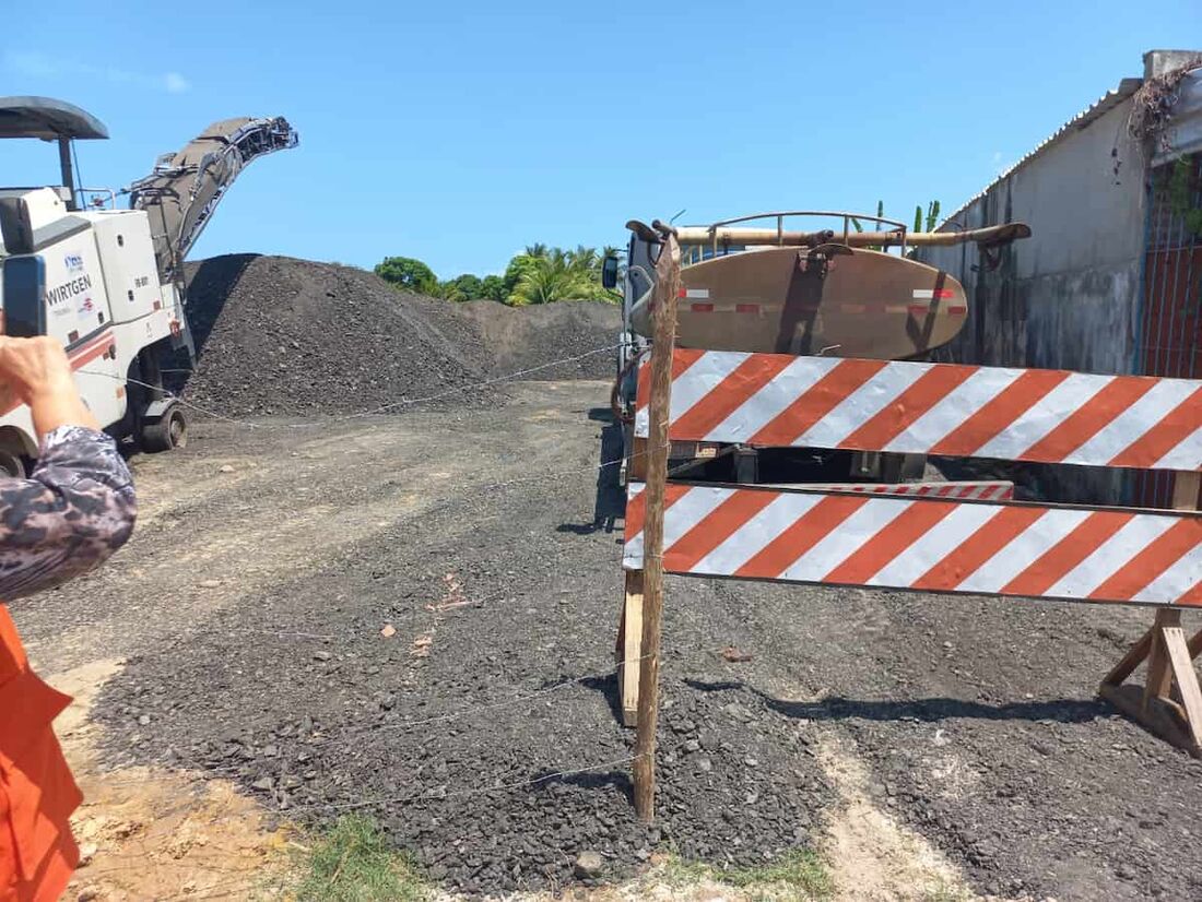 Requalificação da PE-001: Governo do Estado inicia obras entrecho da Praia do Forte, em Itamaracá