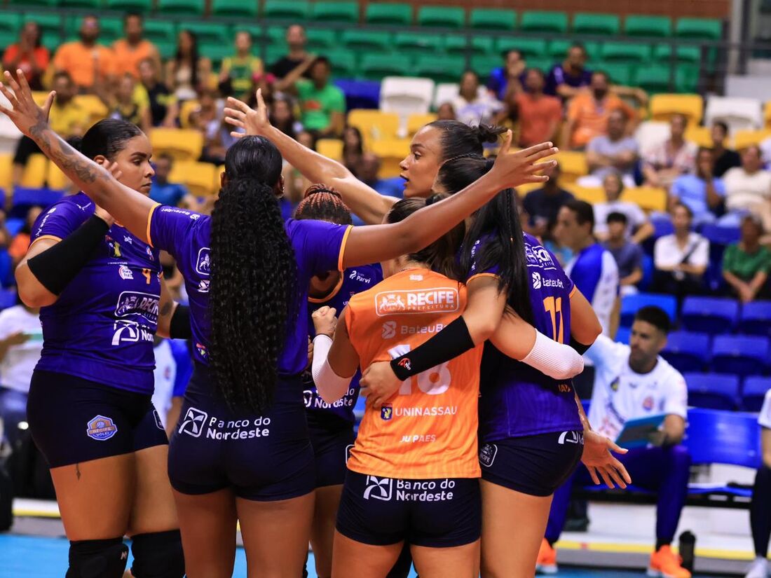 Recife Vôlei vence o Natal no Geraldão e segue sonhando com a Superliga A