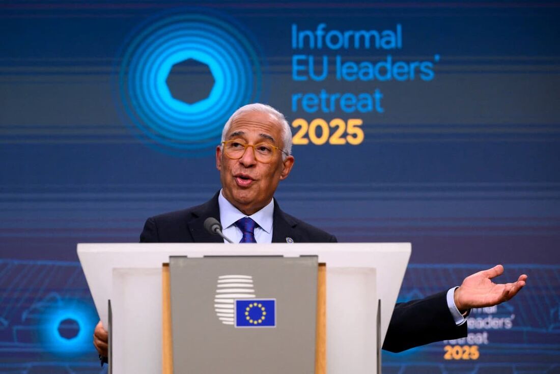 O presidente do Conselho Europeu, Antonio Costa