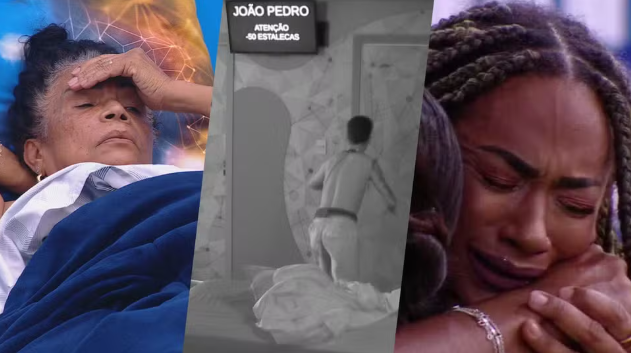 Os participantes Vilma, João Pedro e Aline