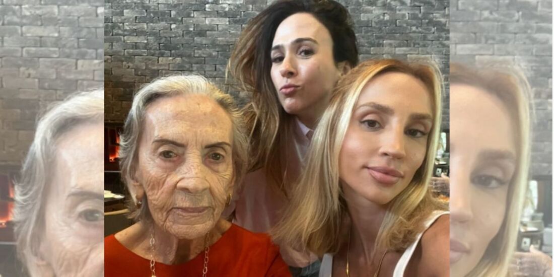Tatá Werneck homenageou sua avó, Vera, que morreu aos 89 anos
