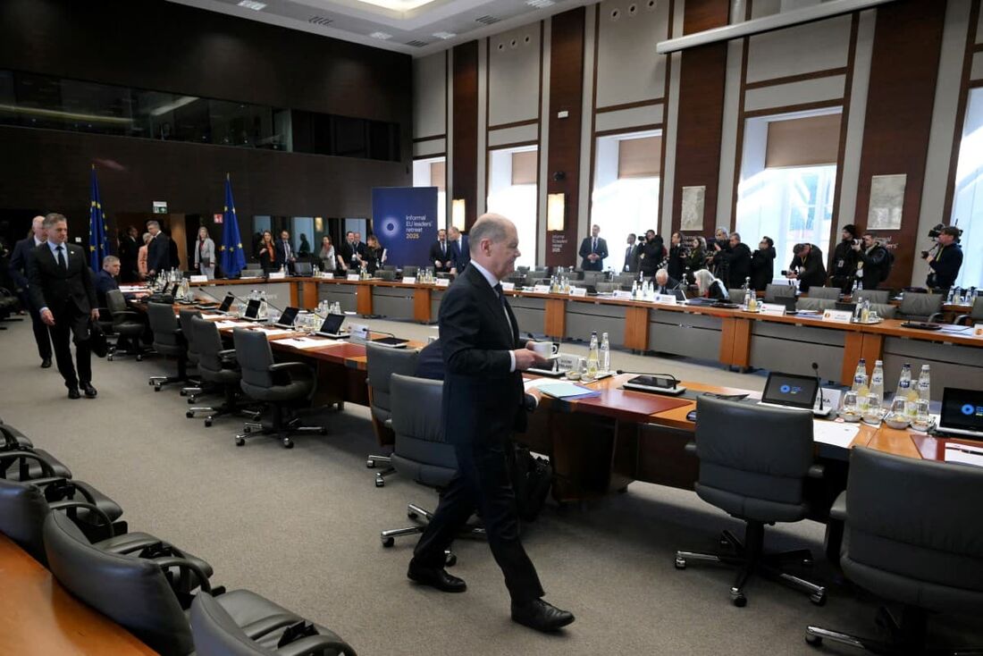 Encontro informal dos líderes da UE no Palácio de Egmont em Bruxelas
