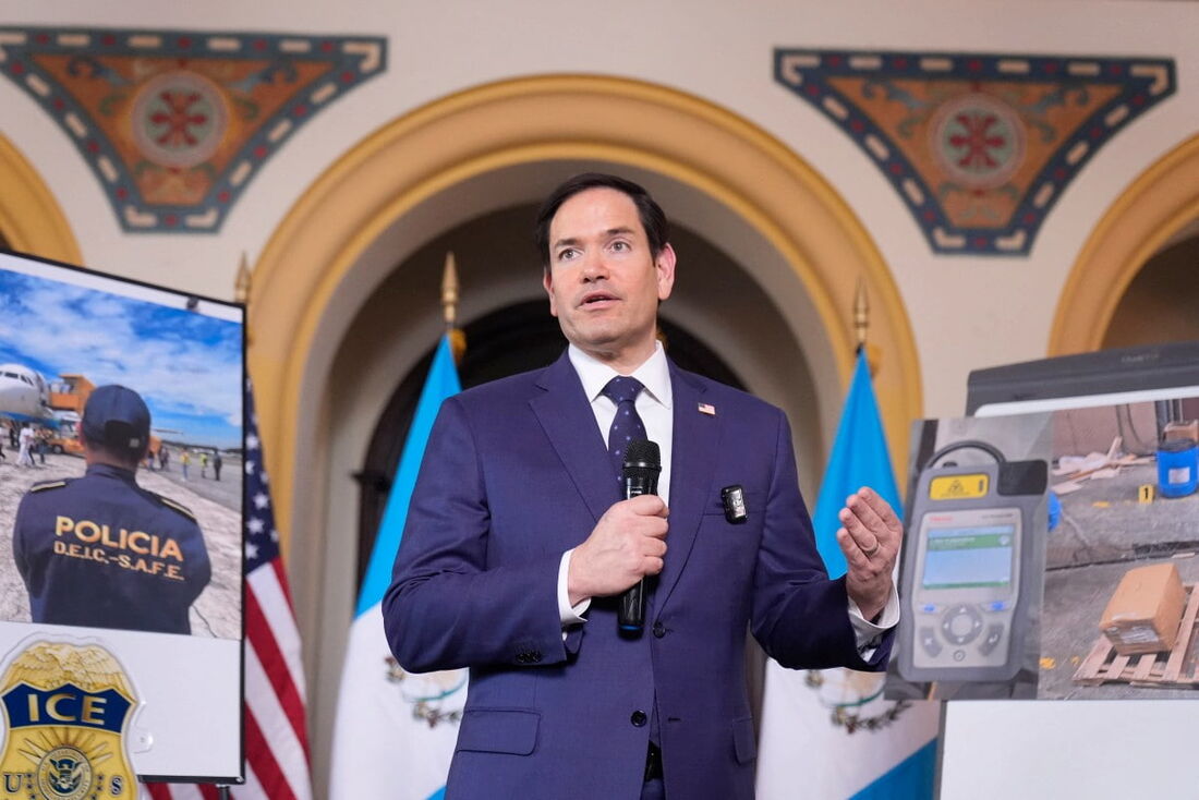O secretário de Estado dos EUA, Marco Rubio