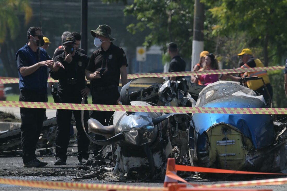 Queda de avião em São Paulo