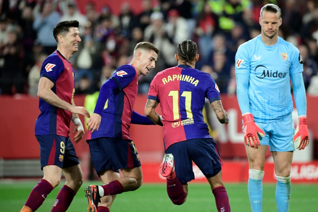 Raphinha voltou a brilhar com a camisa do Barcelona