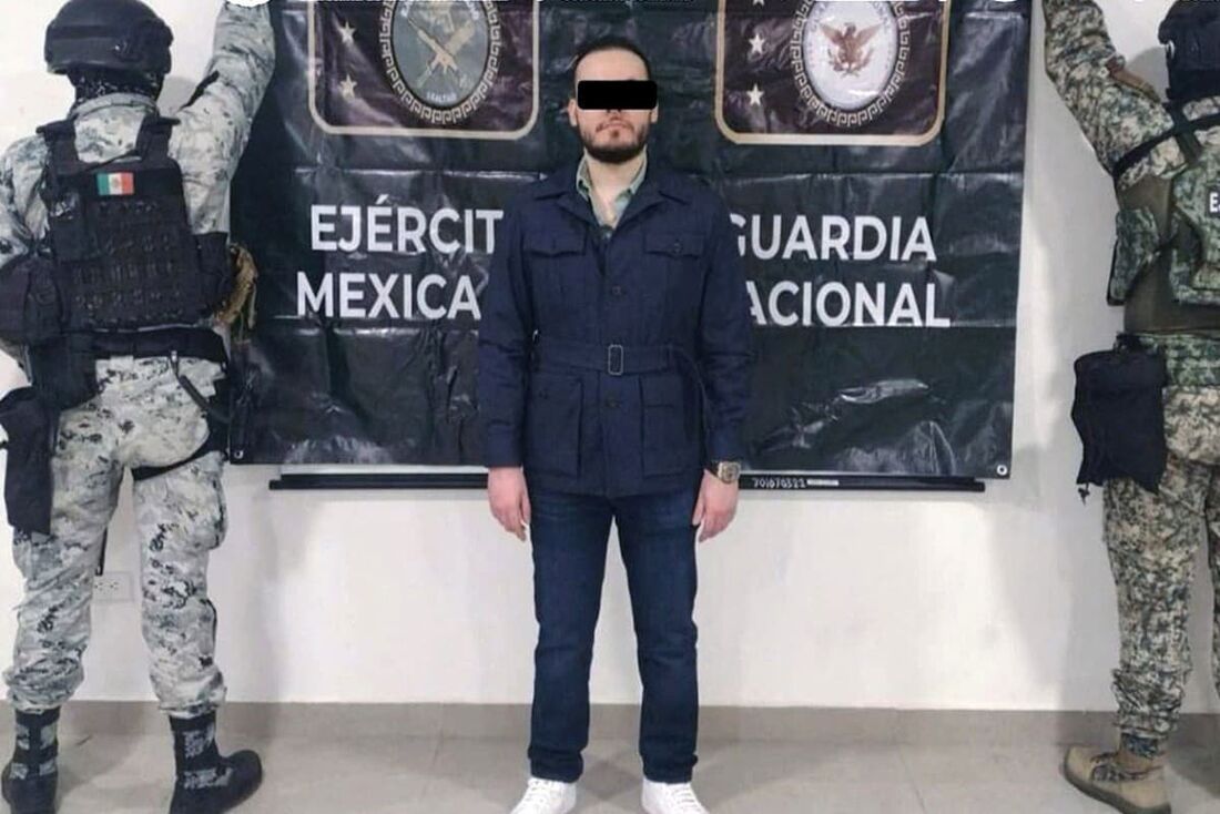 O suposto traficante de drogas mexicano Kevin Alonso "N"