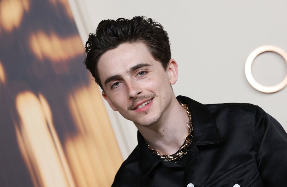 O ator Timothée Chalamet