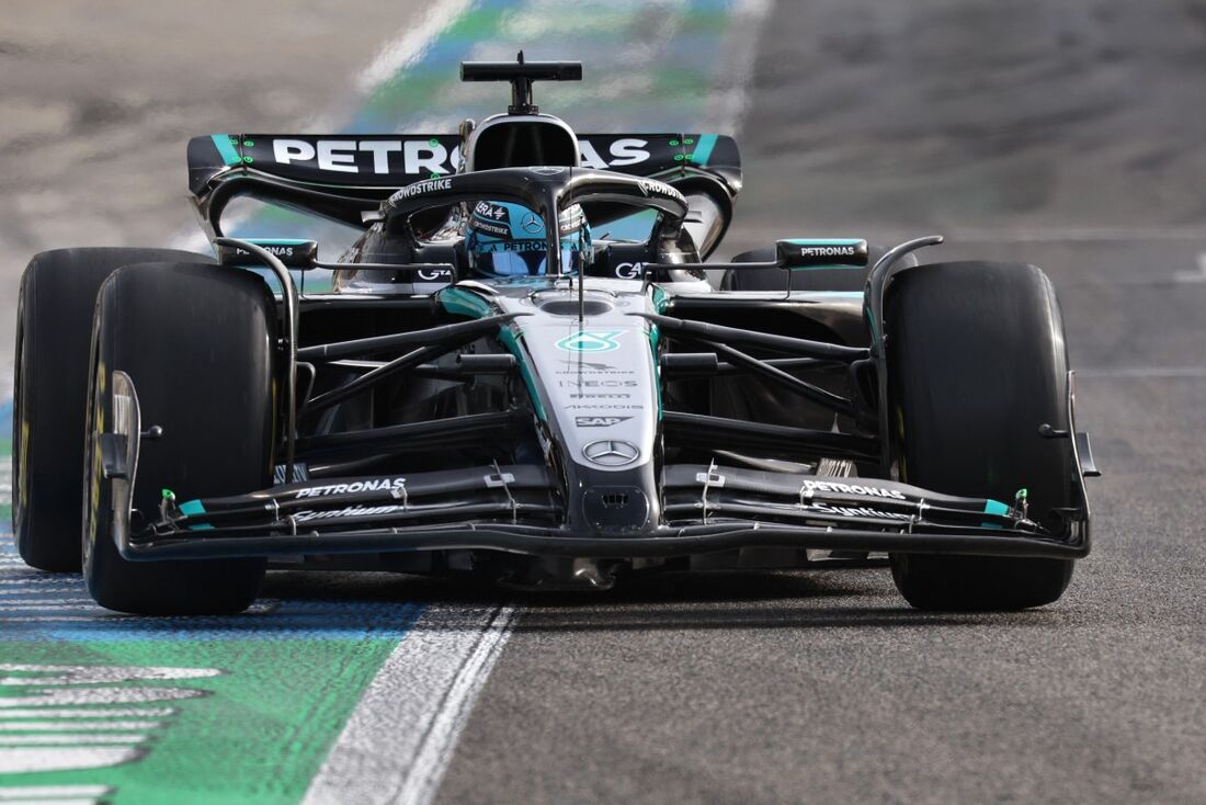 George Russell, da Mercedes